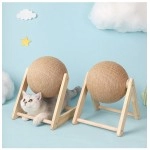 Cat Scratching Ball Toy Kitten Sisal Rope Ball Board Grinding Paws Toys Cats Scratcher Wear-resistant Pet Furniture Supplies