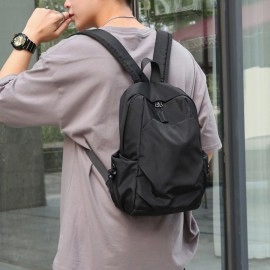 Backpack Fashion Small Black Shoulder School Bag for Man 2023 Canvas Designer Waterproof Sports Travel Male Backpacks